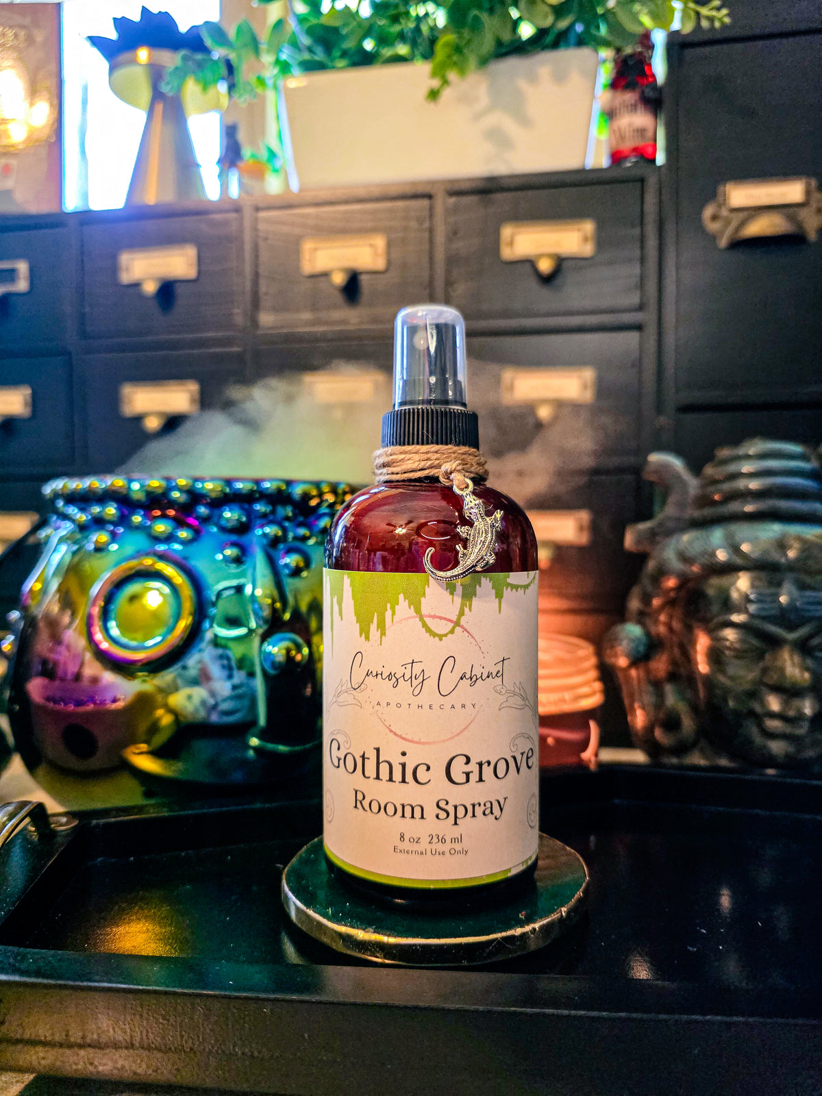 Gothic Grove All-Natural Essential Oil Room Spray – Bayou Gothic Home Fragrance Mist