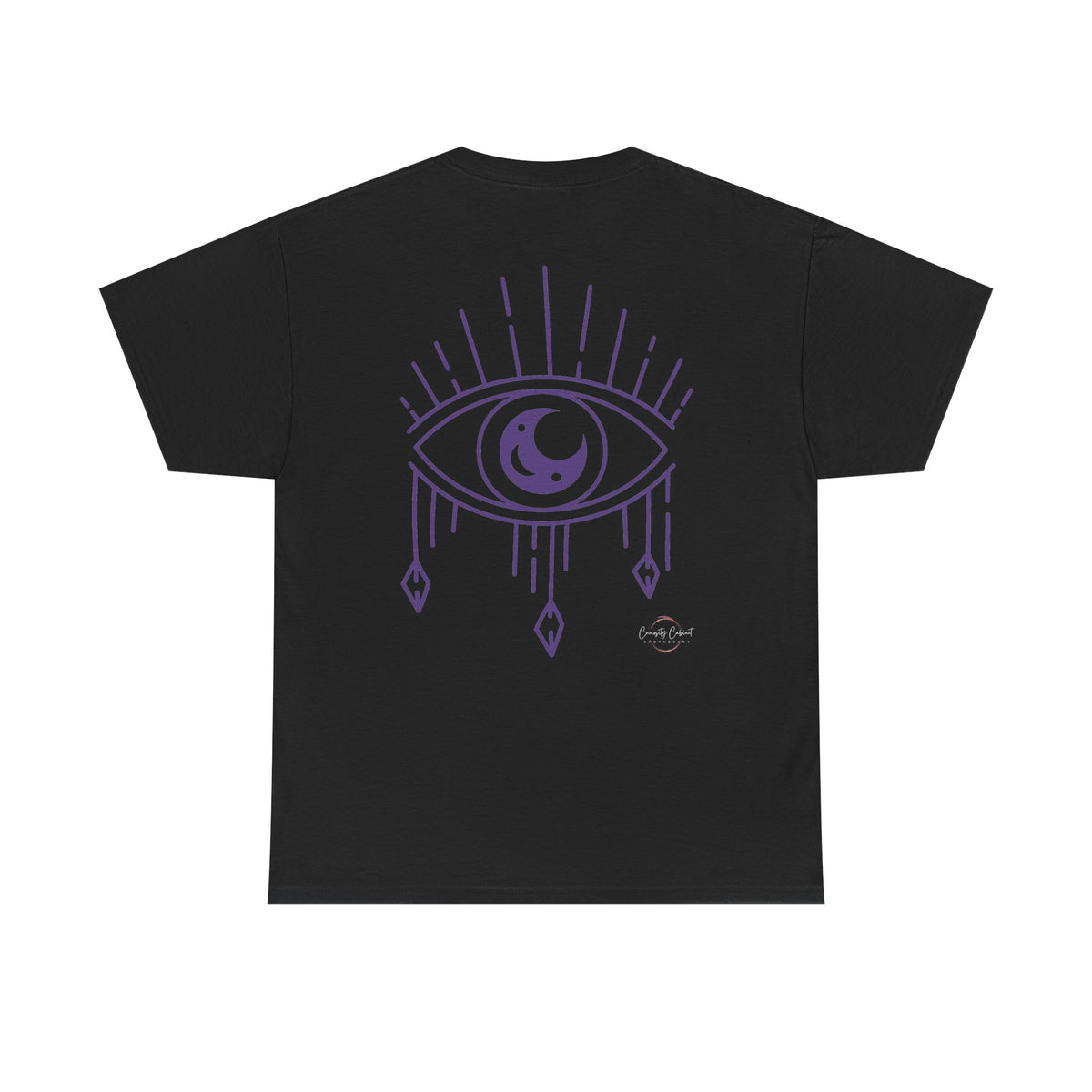 Hypervigilant Graphic Tee — Purple Dripping Eye Design