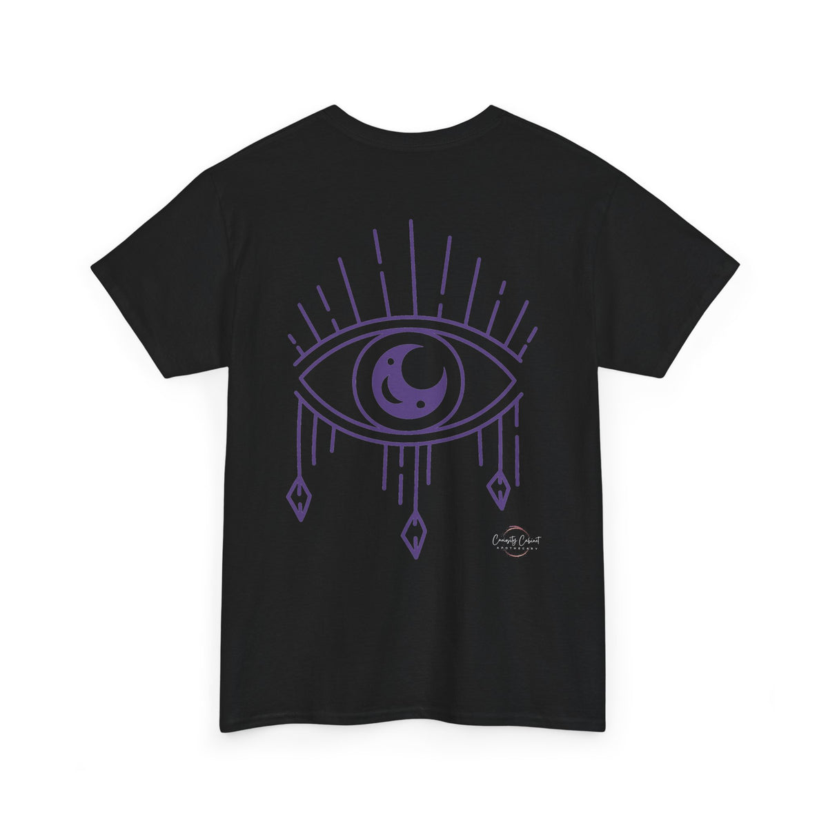 Hypervigilant Graphic Tee — Purple Dripping Eye Design