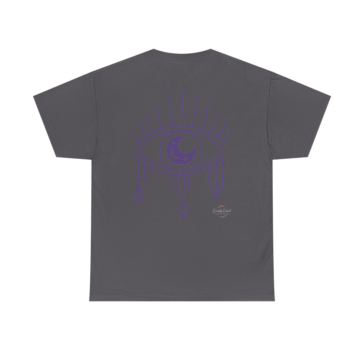 Hypervigilant Graphic Tee — Purple Dripping Eye Design