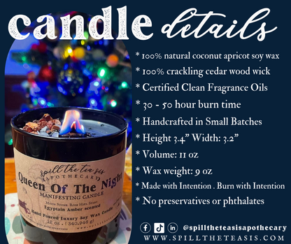 Hecate Candle | Oakmoss & Amber Manifestation Soy Candle