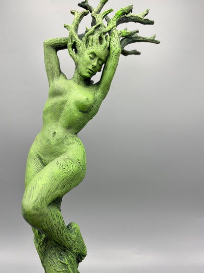 Dryad Statue, Green Finish