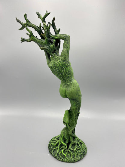 Dryad Statue, Green Finish
