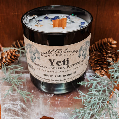 Yeti Intention Candle | Frosted Pine Winter Candle