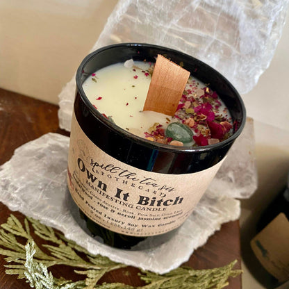 Own It Bitch Empowerment Candle | Confidence & Manifestation Soy Wax Candle