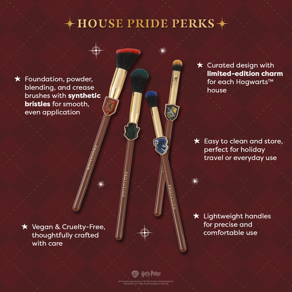Harry Potter Holiday | House Champions Face & Brush Set