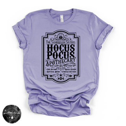 Hocus Pocus Apothecary Tee | Magical Halloween Apothecary Graphic T-Shirt
