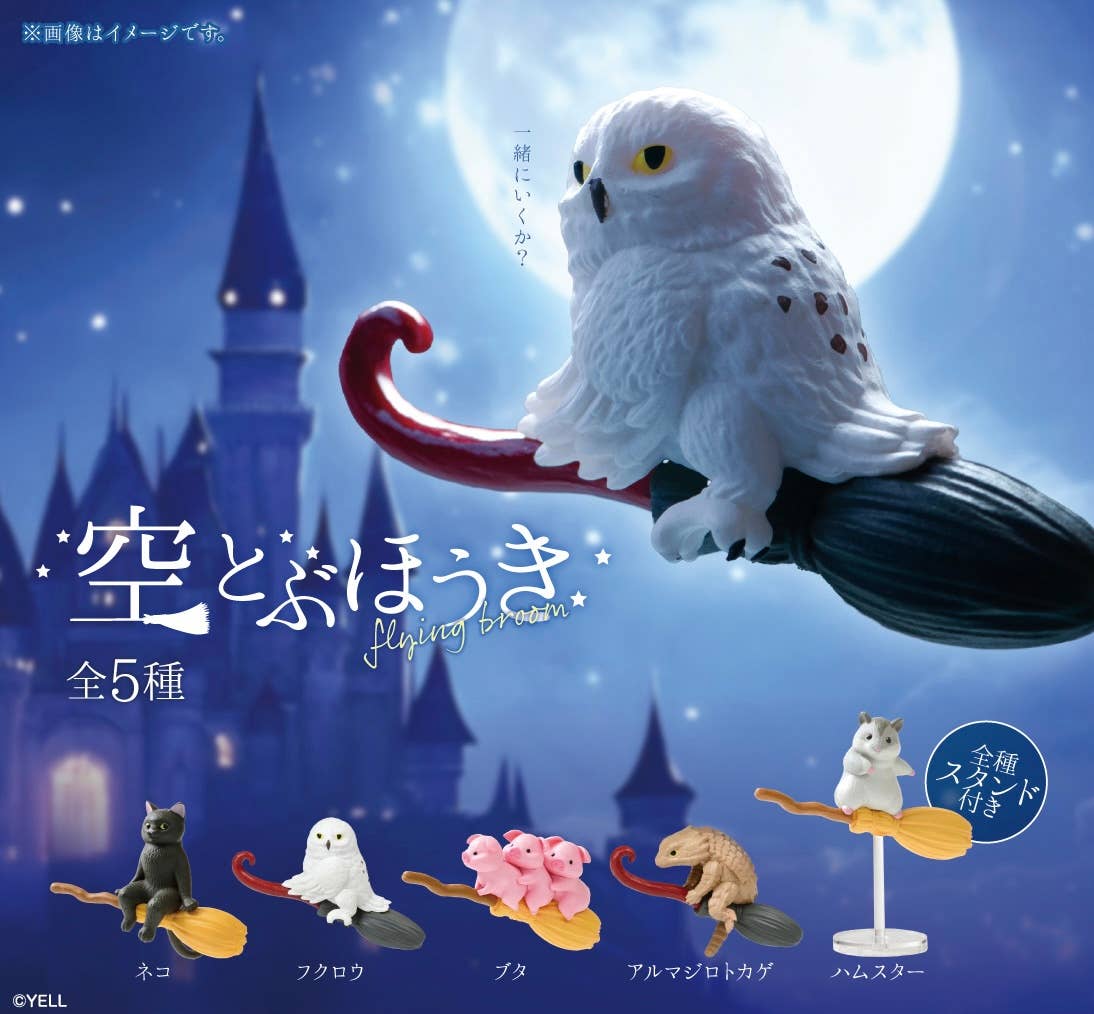 Witchy Broomstick Animals Blind Box