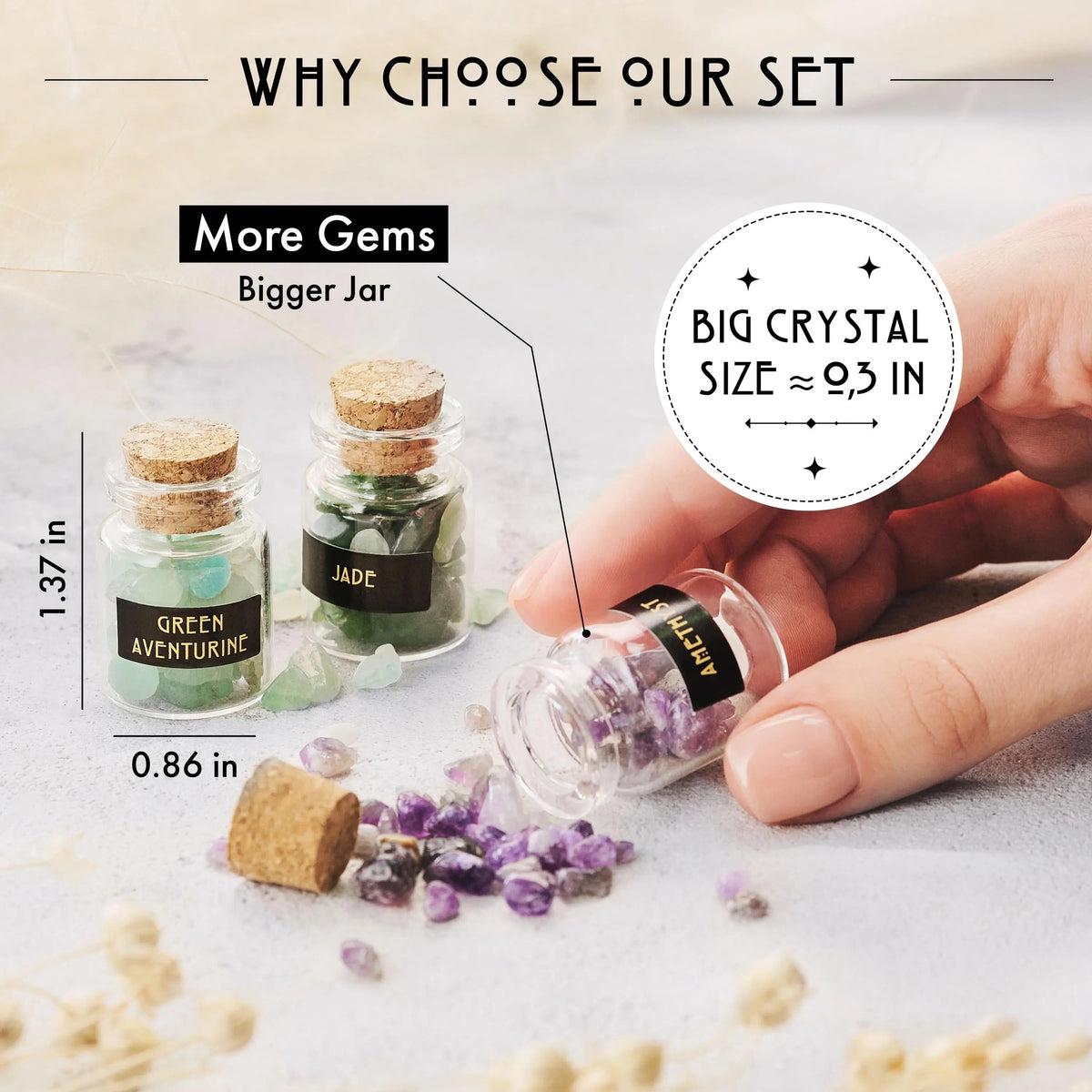 50 PCS Gemstone Kit