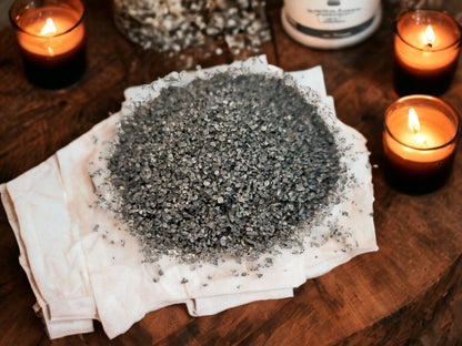 Black Witches Salt | Occult | 4 oz Bag | Magical Ritual Tool | Protection & Purification