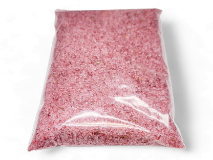 Red Witches Salt: Love Spell, Rose Petals, Herbs (4oz)