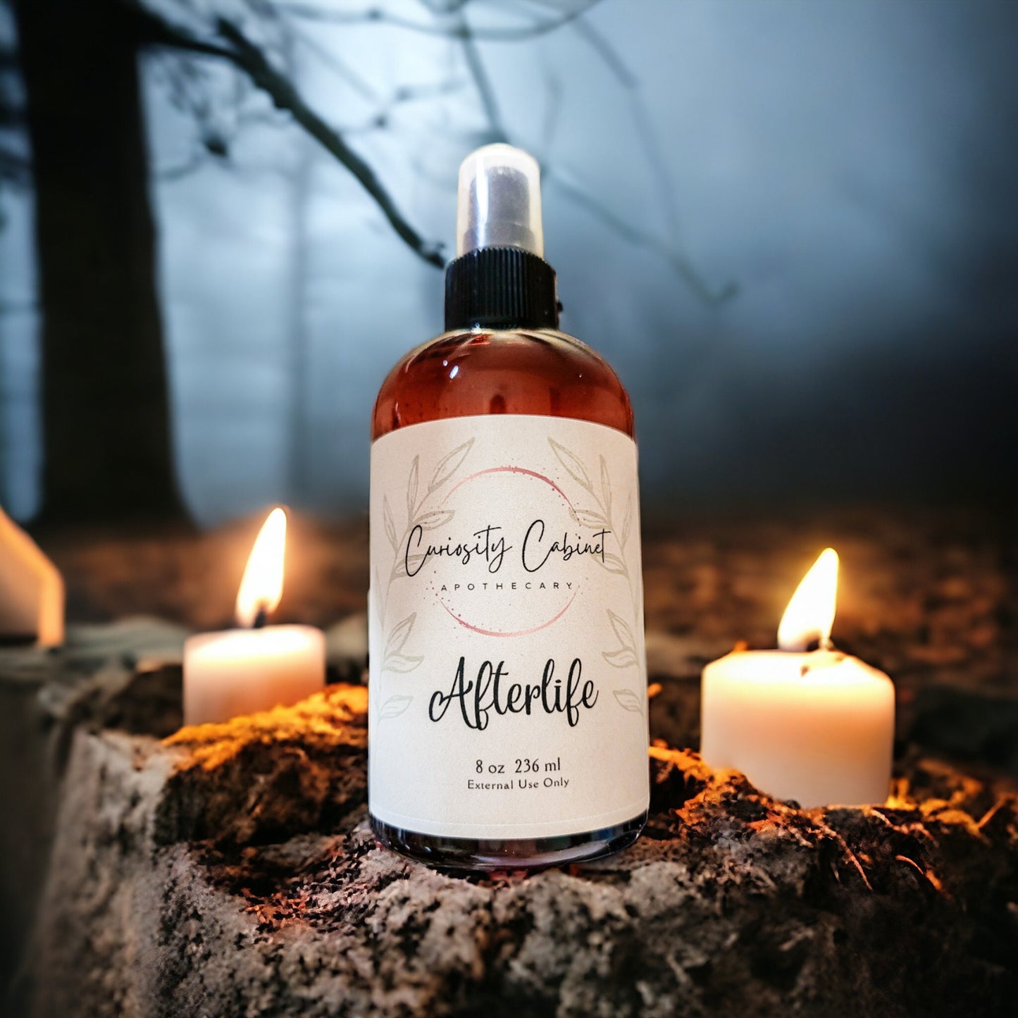 Afterlife Witchy Room Spray: Graveyard, Rose, Nag Champa - 8oz