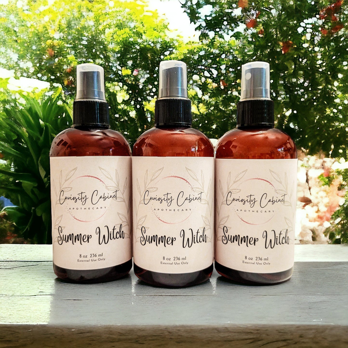 Summer Witch Essential Oil Spray: Island Life, Patchouli, Bergamot & Summer Blooms | Linen, Room, Body