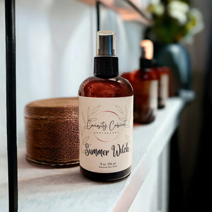 Summer Witch Essential Oil Spray: Island Life, Patchouli, Bergamot & Summer Blooms | Linen, Room, Body