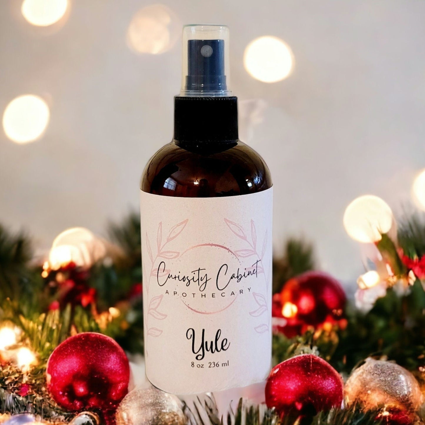 Yule Room Spray: Pine, Frankincense, Myrrh & Cranberry Scent