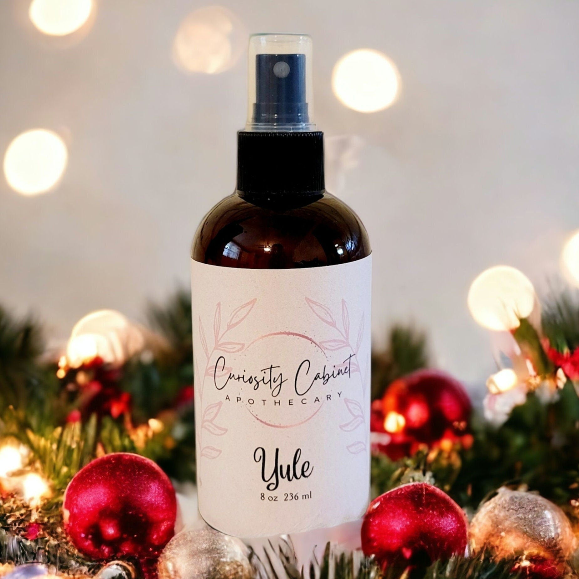 Yule Room Spray: Pine, Frankincense, Myrrh & Cranberry Scent