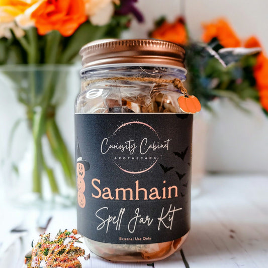 Samhain Spell Jar Kit: Protection & Ancestral Honor