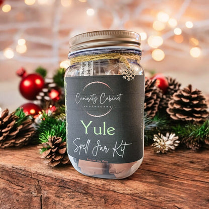 Winter Solstice and Yule Spell Jar Kit - Deluxe and Gift Set Editions