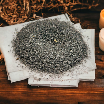 Black Witches Salt | Occult | 4 oz Bag | Magical Ritual Tool | Protection & Purification