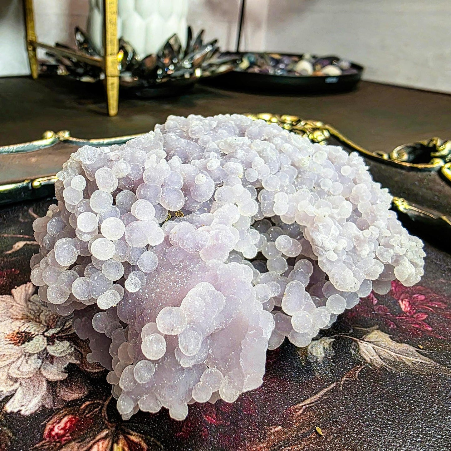 Rare Raw Grape Agate Specimen - Choose Your Unique Botryoidal Crystal - Purple Crystals