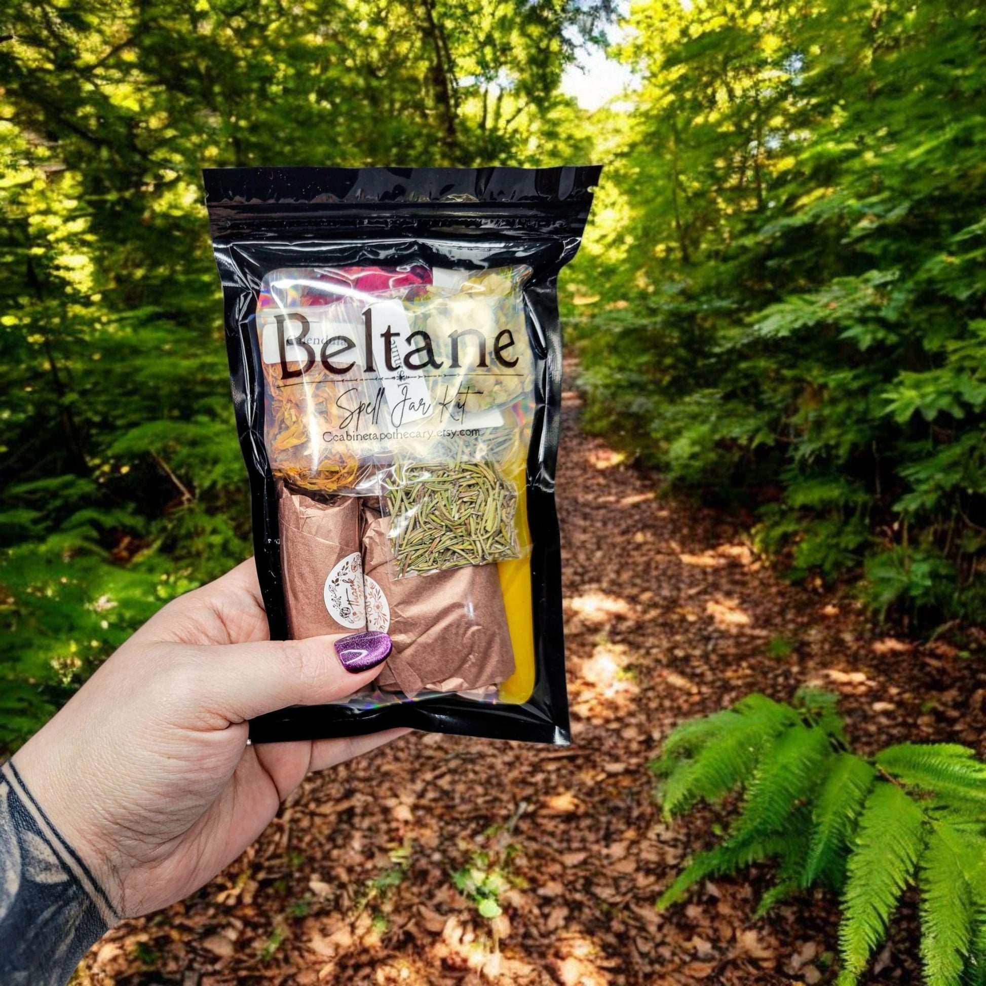 Beltane Spell Jar Kit: DIY Love & Abundance Magic, Beginner Witchcraft