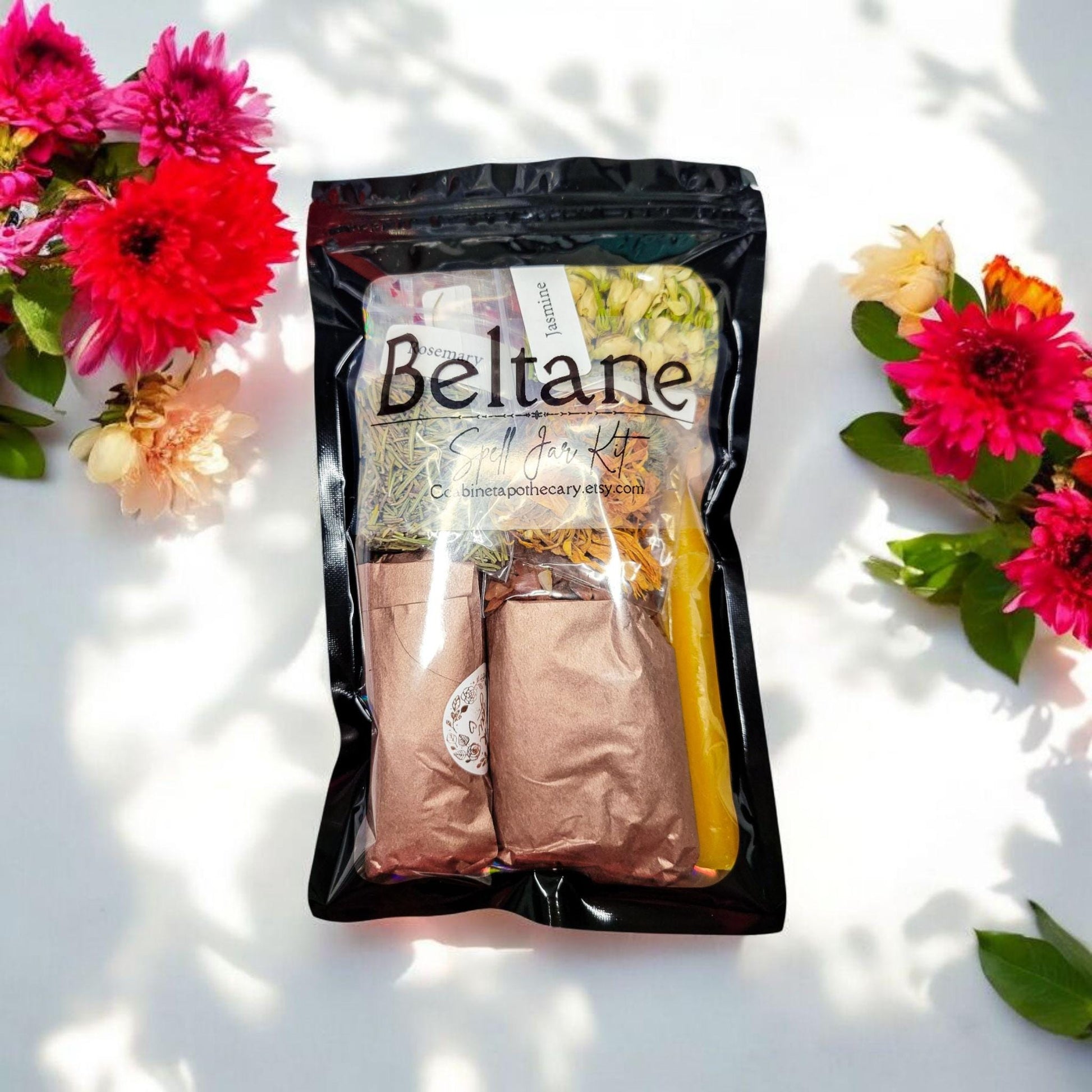 Beltane Spell Jar Kit: DIY Love & Abundance Magic, Beginner Witchcraft