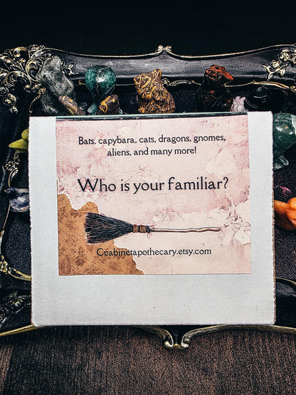 Witch's Familiar Mini Crystal Carving - Unexpected Animal Spirit - Unique Witchy Gift - Which One Will Choose You?