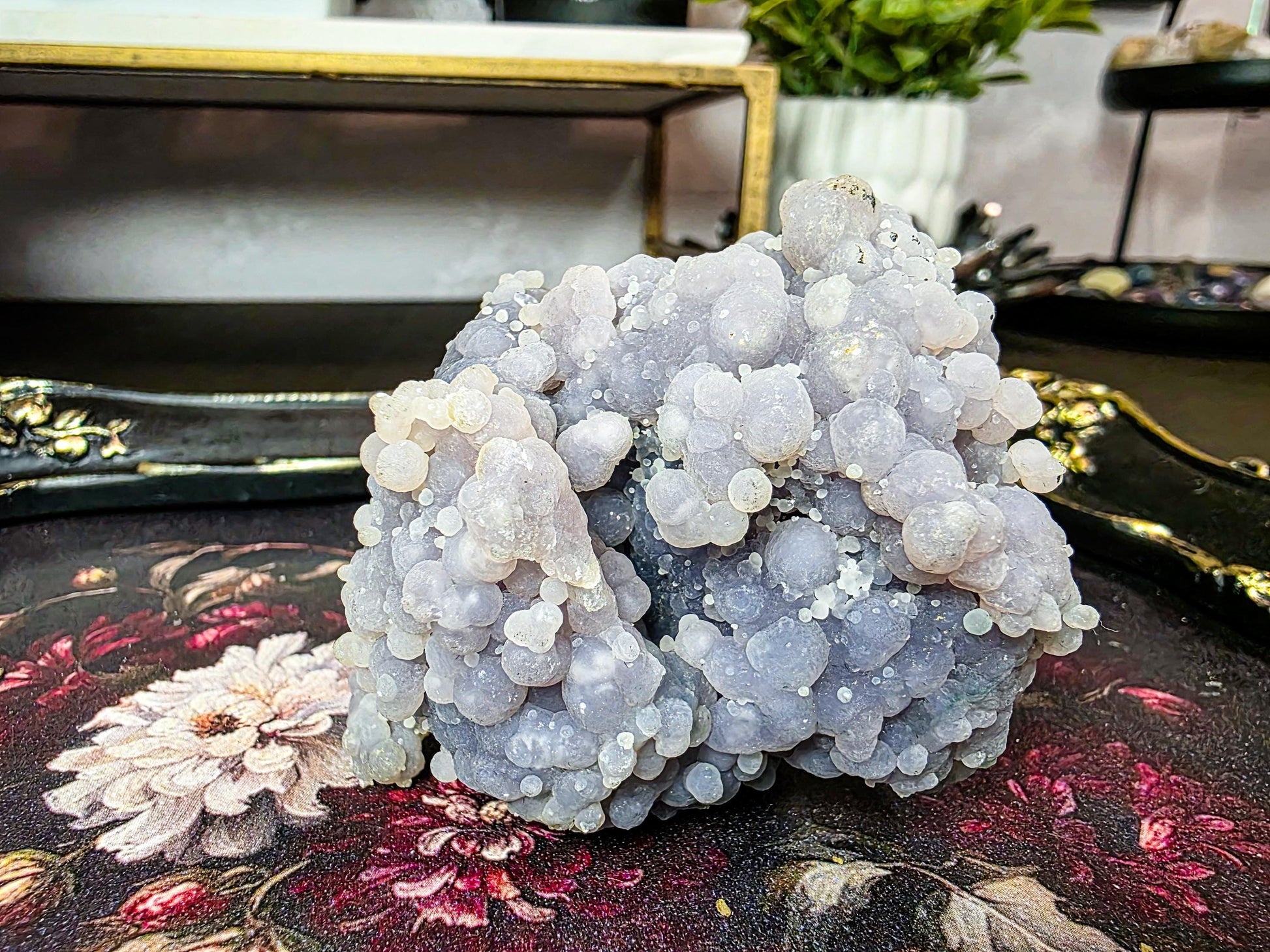 Rare Raw Grape Agate Specimen - Choose Your Unique Botryoidal Crystal - Purple Crystals