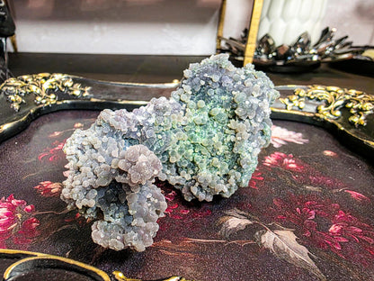 Rare Raw Grape Agate Specimen - Choose Your Unique Botryoidal Crystal - Purple Crystals