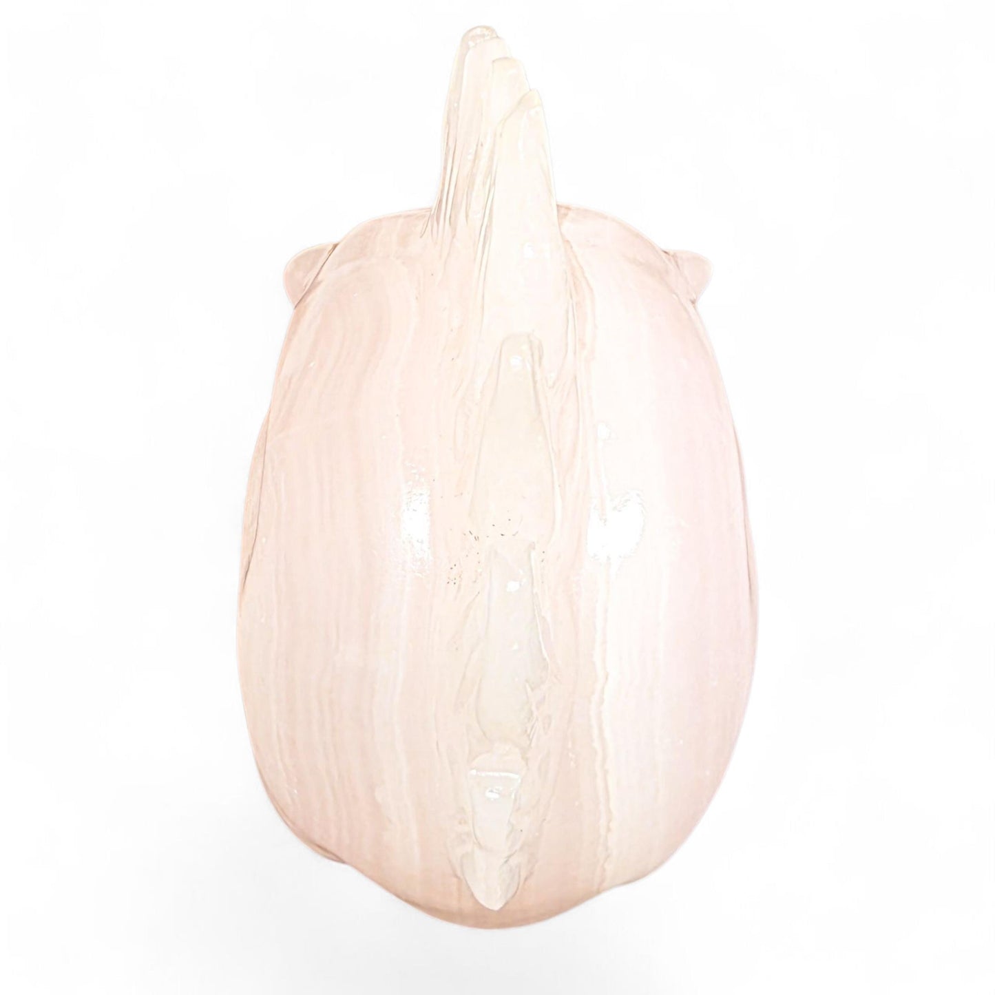 Rose Quartz Vampire Skull with Mohawk | Gothic Punk Rock Decor | Crystal Statement Piece