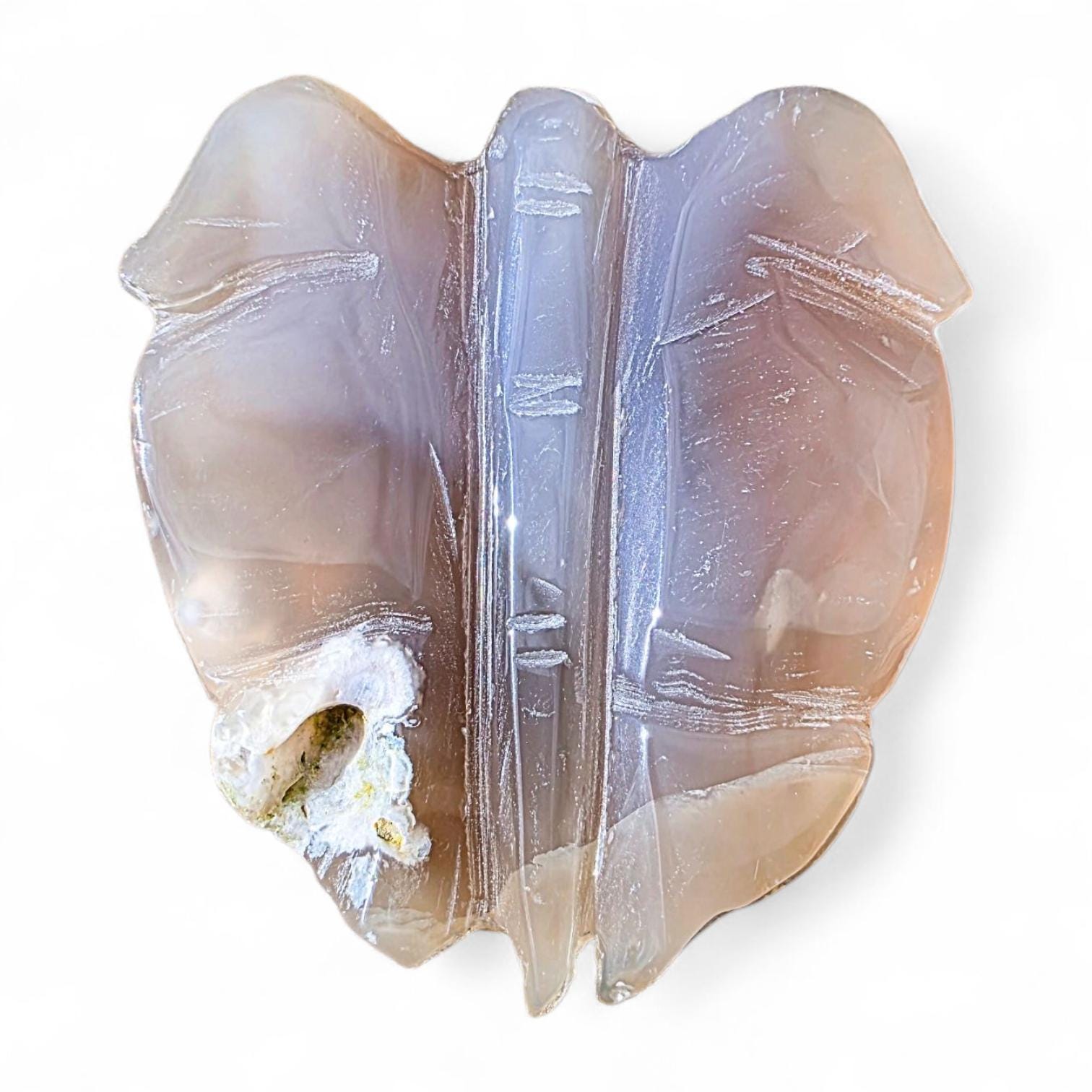 Large Hand-Carved Flower Agate Turtle Natural Decor Piece | Unique Collector's Stone