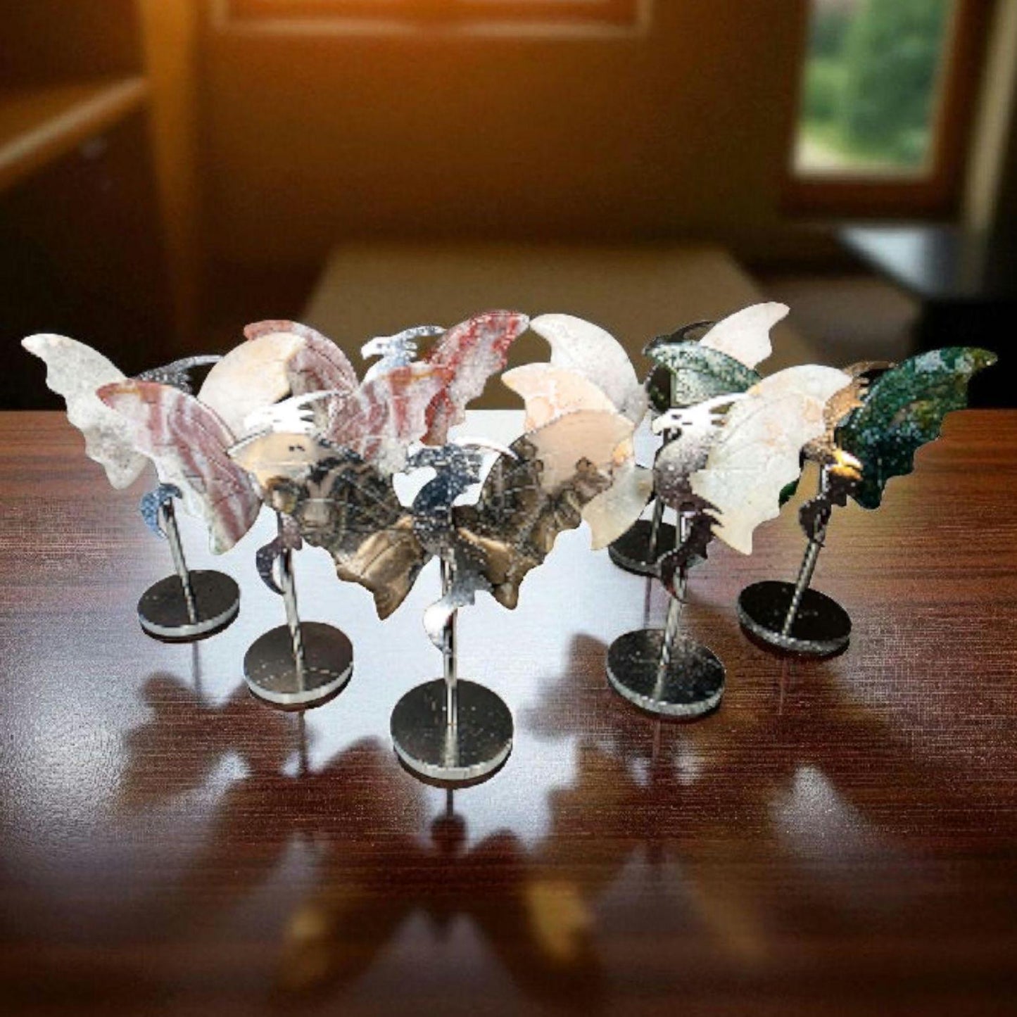 Crystal Wing Dragon Statue | Desktop Altar Decor | Fantasy Gamer Gift | Pick Your Dragon