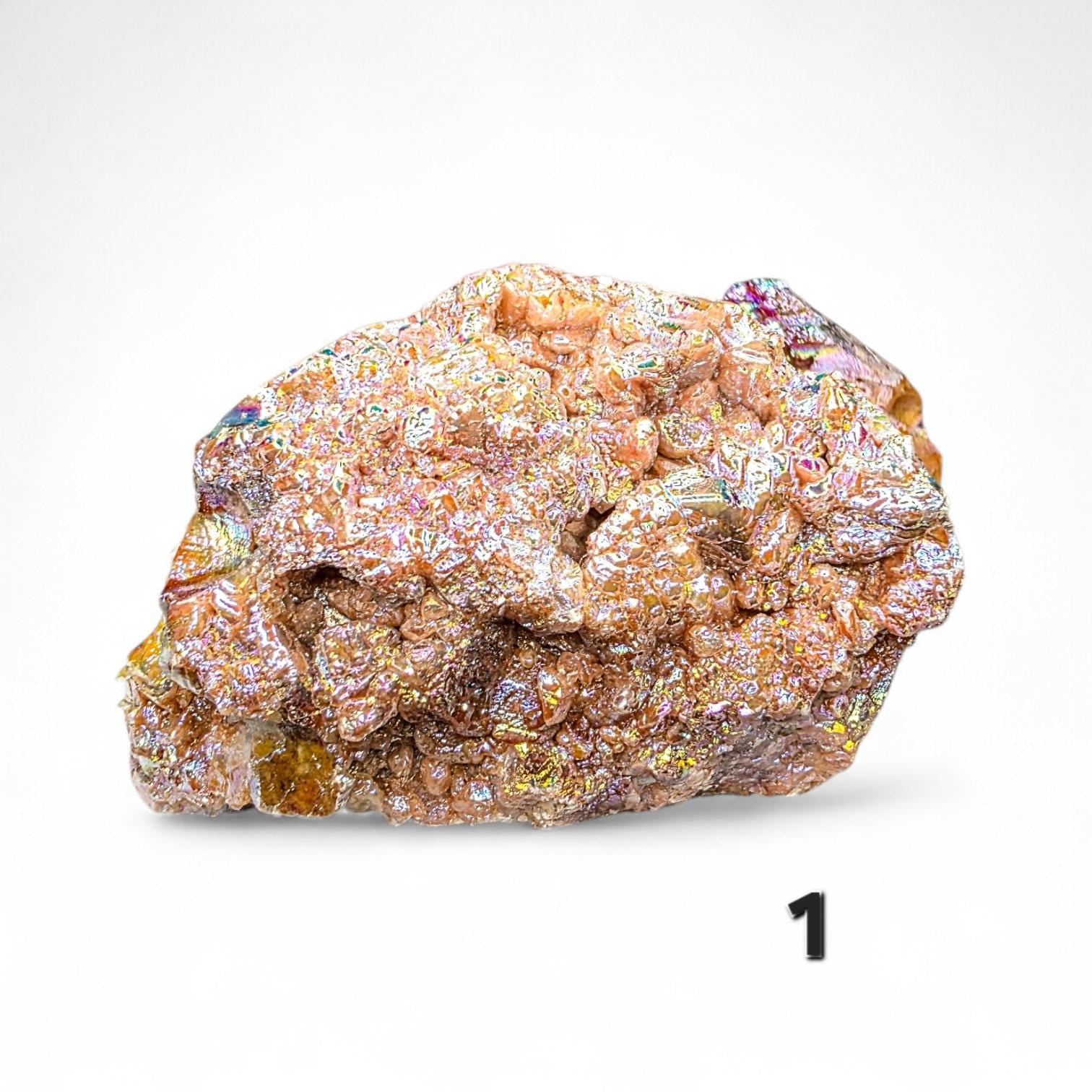 Aura Quartz Crystal Skull Carving | Large Titanium Druzy Skull | Rainbow Geode Skull | Choose Your Favorite