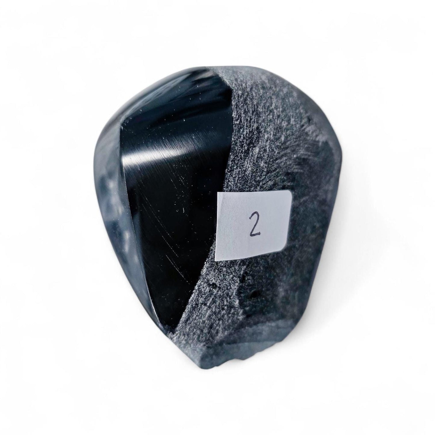 Rainbow Obsidian Carving with Hidden Flash | Natural Volcanic Glass | 5 Weights Available | Grounding Crystal for Shadow Work & Protection