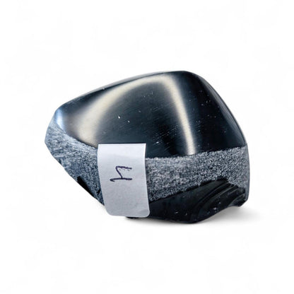 Rainbow Obsidian Carving with Hidden Flash | Natural Volcanic Glass | 5 Weights Available | Grounding Crystal for Shadow Work & Protection