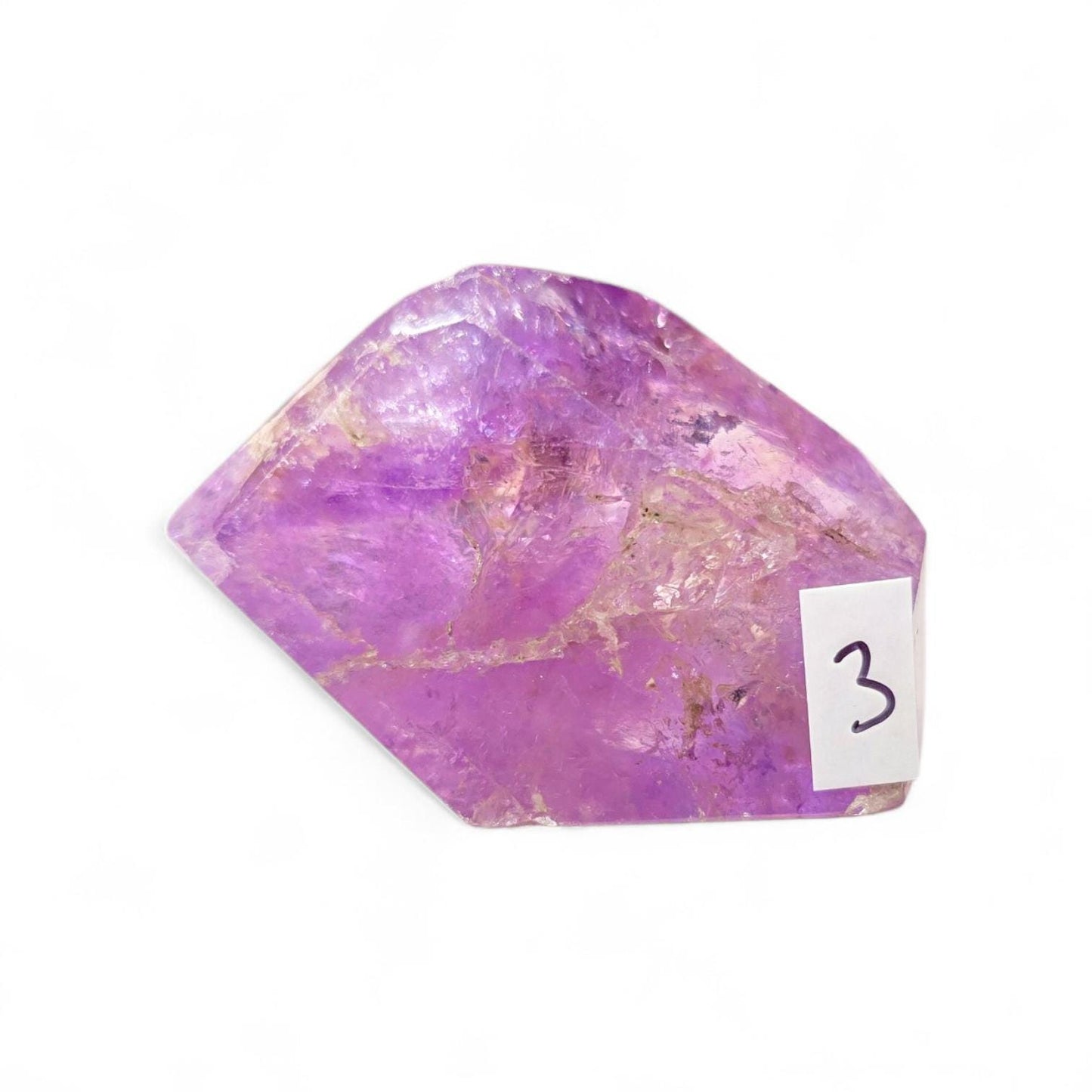Natural Ametrine Freeform, High Clarity Polished Amethyst Citrine Crystal from Bolivia, Rare Bi-Color Quartz Specimen, Reiki & Altar Decor