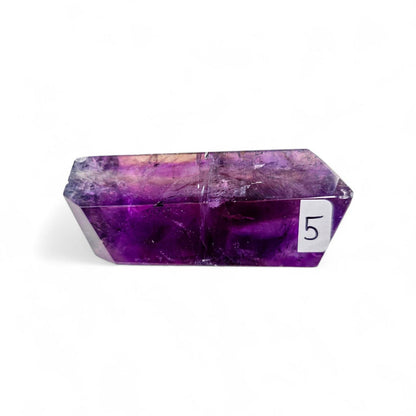 Natural Ametrine Freeform, High Clarity Polished Amethyst Citrine Crystal from Bolivia, Rare Bi-Color Quartz Specimen, Reiki & Altar Decor