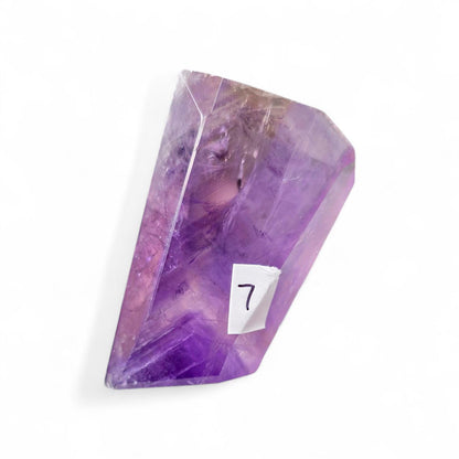 Natural Ametrine Freeform, High Clarity Polished Amethyst Citrine Crystal from Bolivia, Rare Bi-Color Quartz Specimen, Reiki & Altar Decor