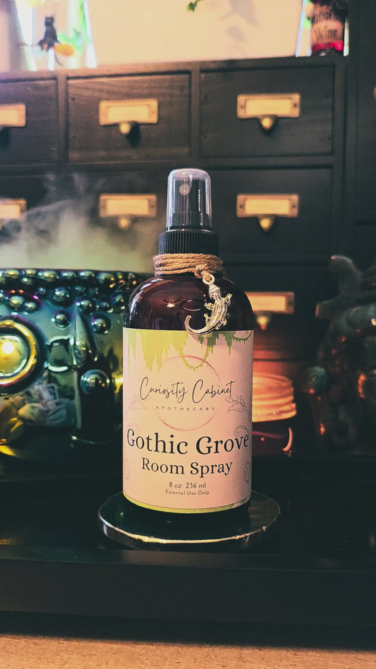 Gothic Grove All-Natural Essential Oil Room Spray – Bayou Gothic Home Fragrance Mist