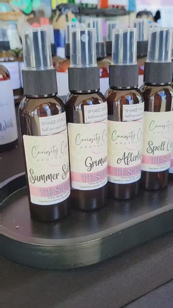 Summer Solstice Room Spray: Salty Sea, Lotus, Patchouli - 8oz Fine Mist