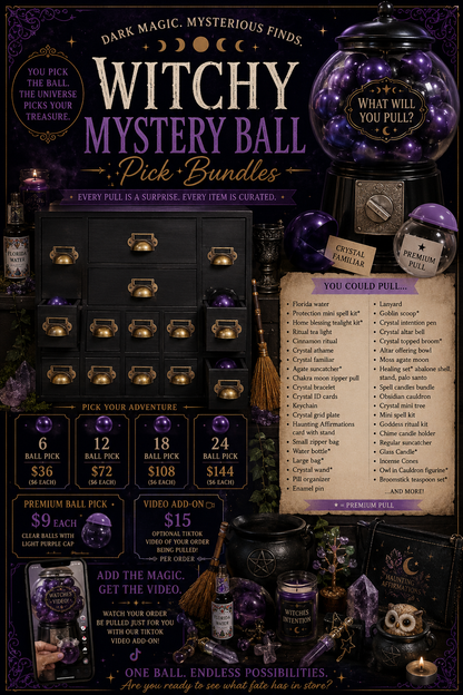 Witchy Mystery Ball Pick Bundles