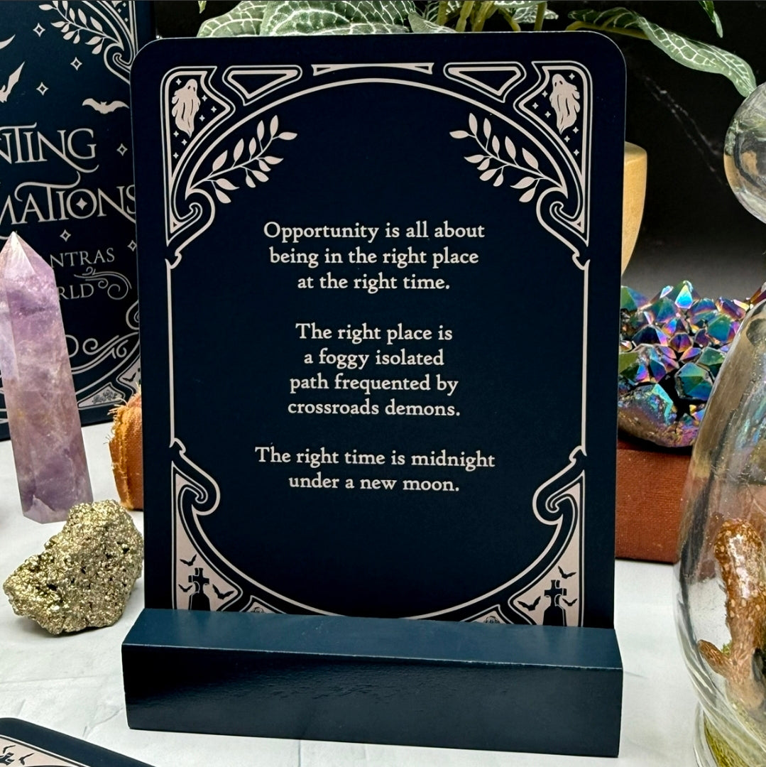 Haunting Affirmations Card Set by Boredwalk
