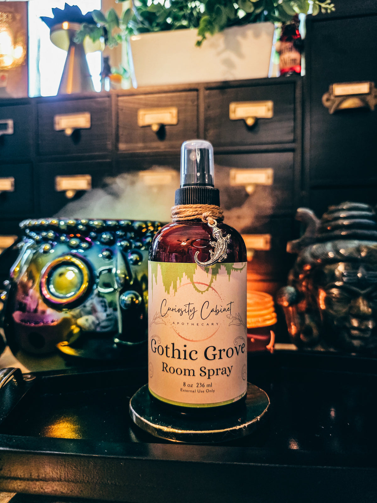Gothic Grove All-Natural Essential Oil Room Spray – Bayou Gothic Home Fragrance Mist