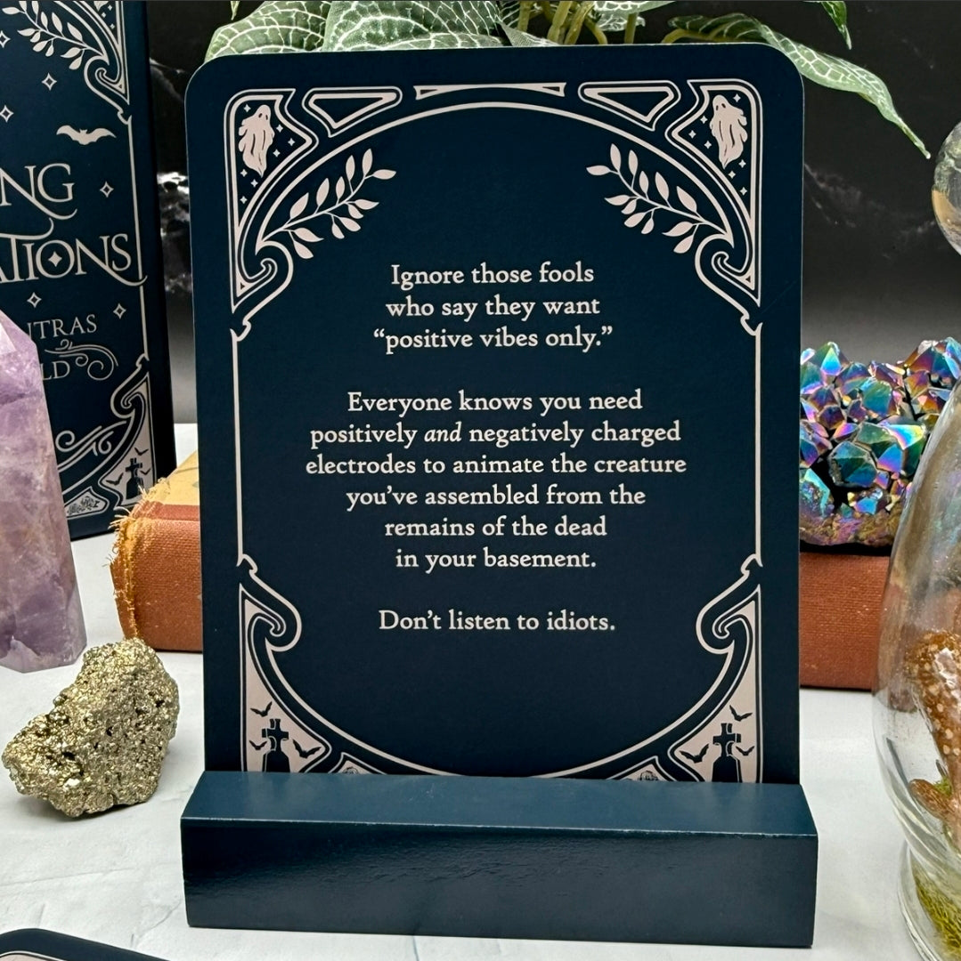 Haunting Affirmations Card Set by Boredwalk