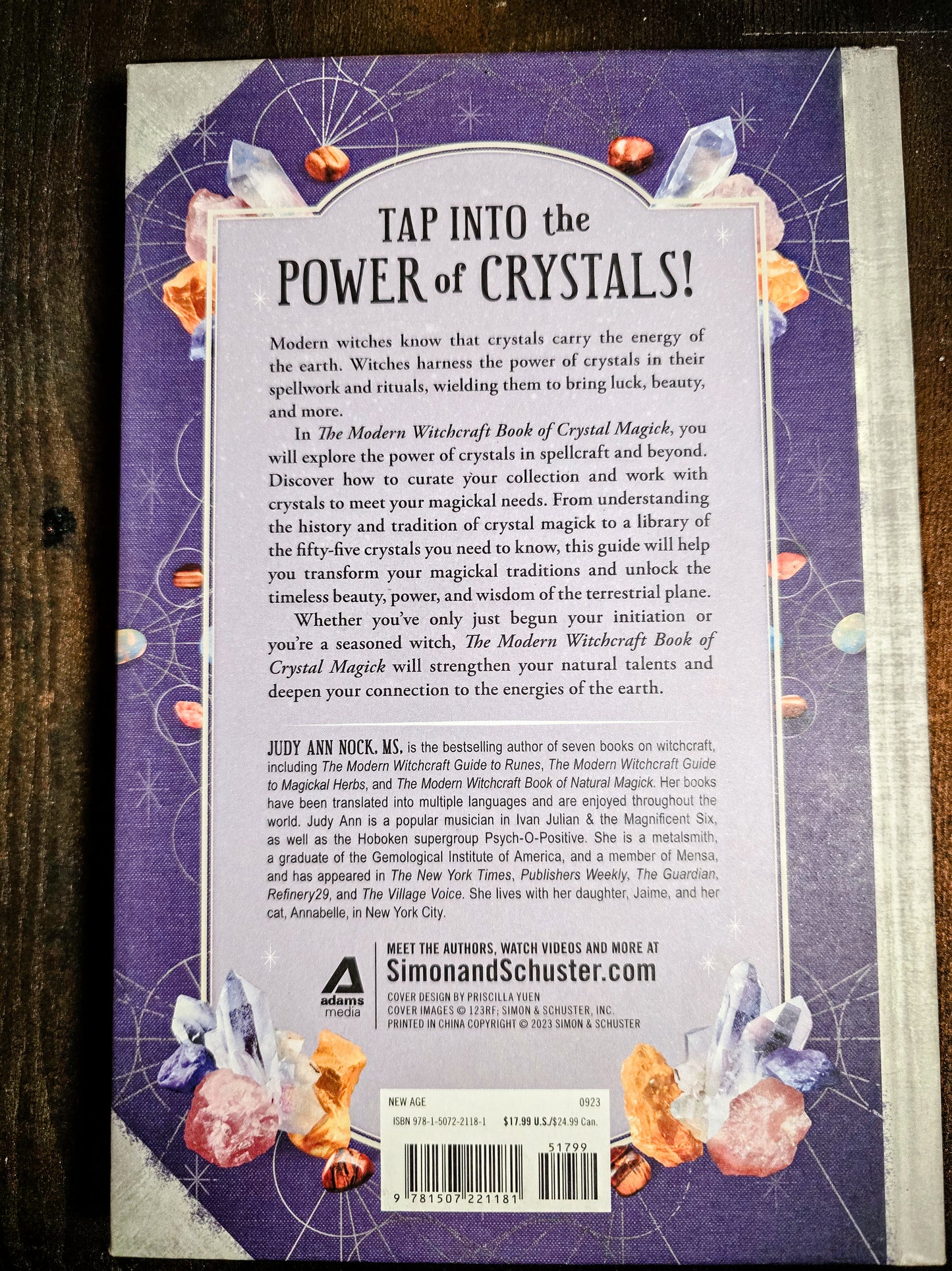 Modern Witchcraft Book of Crystal Magick By Judy Ann Nock