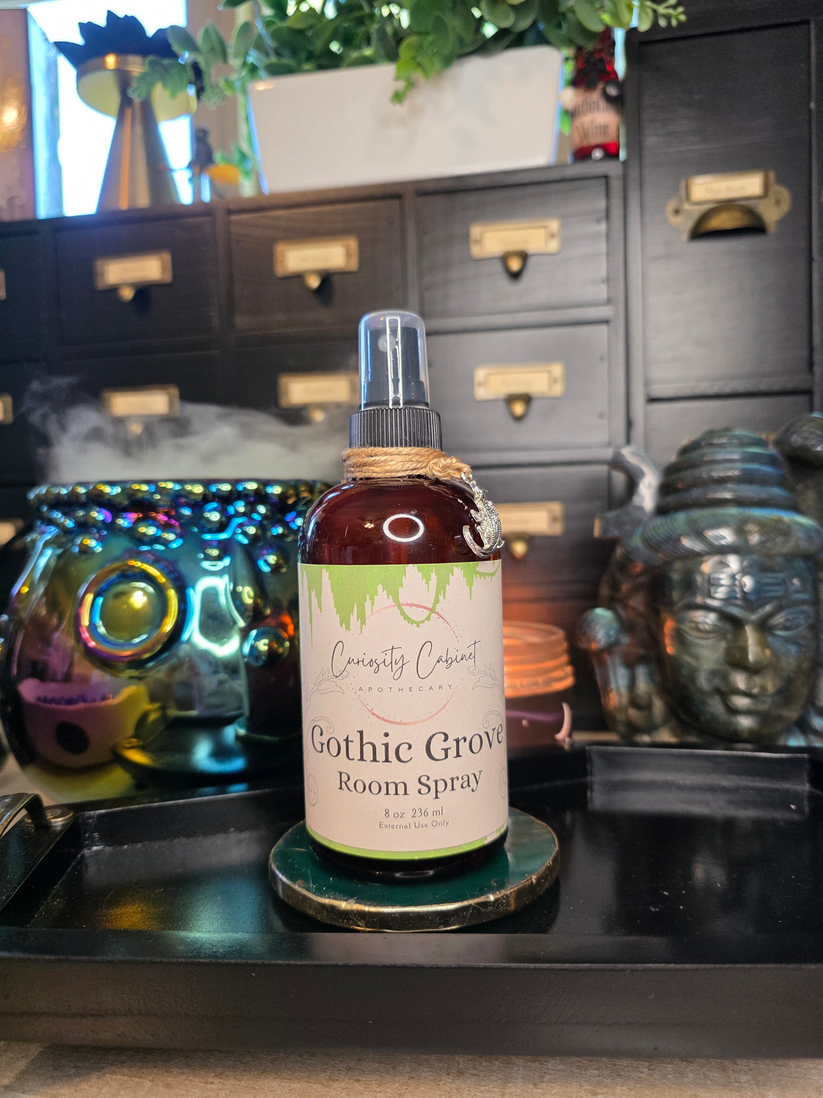 Gothic Grove All-Natural Essential Oil Room Spray – Bayou Gothic Home Fragrance Mist