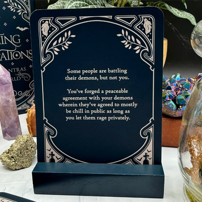 Haunting Affirmations Card Set by Boredwalk