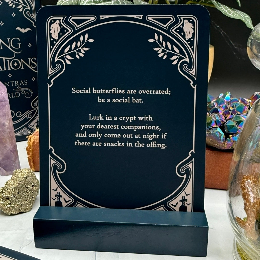 Haunting Affirmations Card Set by Boredwalk