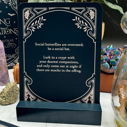 Haunting Affirmations Card Set by Boredwalk