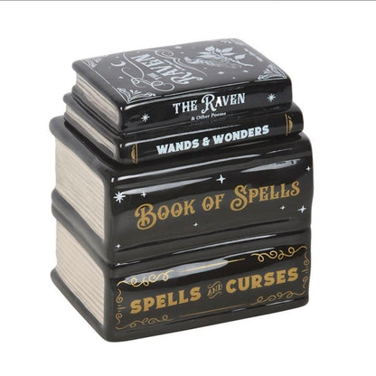 Book of Spells Gothic Halloween Oil Burner and Wax Warmer